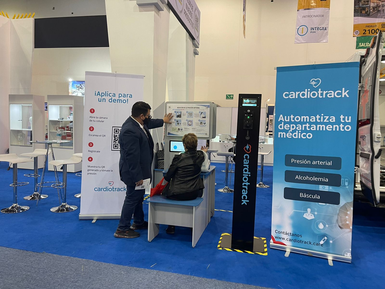 Cardiotrack en la Expo Seguridad Industrial